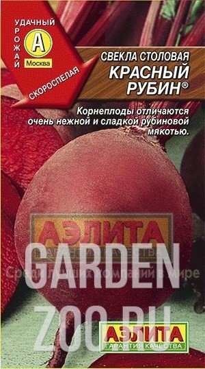 Свекла Красный рубин - фото 11903