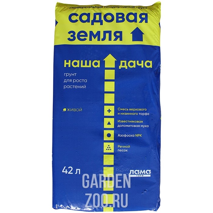 Грунт Наша Дача Садовая земля 42л - фото 44816