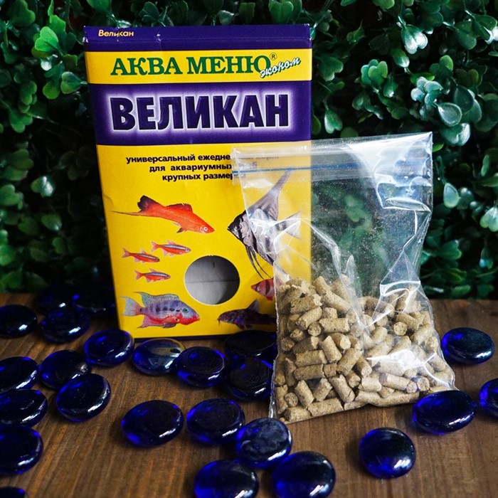 КОРМ АКВА-МЕНЮ великан для рыб 35г - фото 46055
