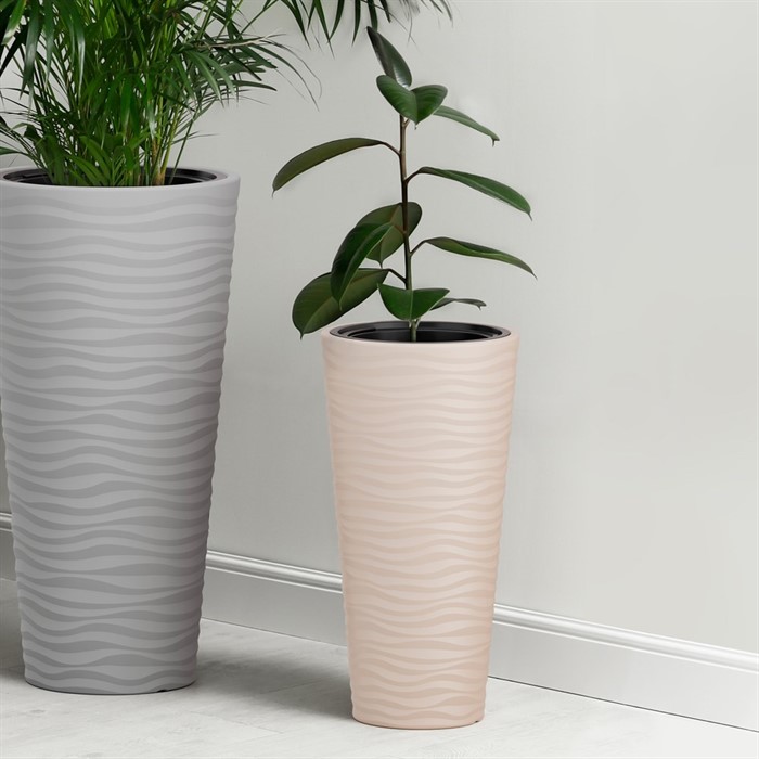 Кашпо Оазис 43л светло-бежевый - фото 68258