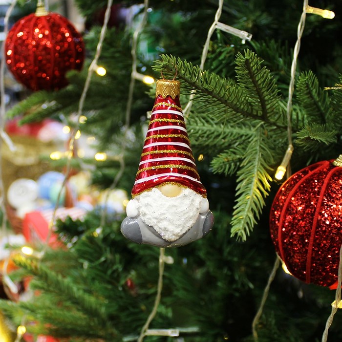 Игрушка ёлочная Весёлый бородач 2 9,5см - фото 71432