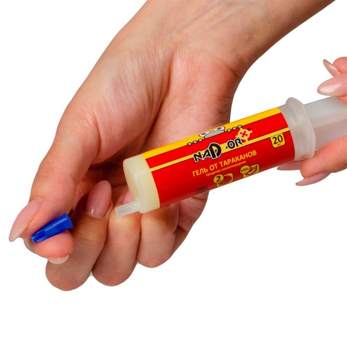 Гель от тараканов шприц 20мл Nadzor - фото 75997