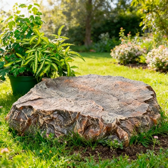 Камень декоративный на люк плоский 60см стеклопластик U09426 - фото 76939