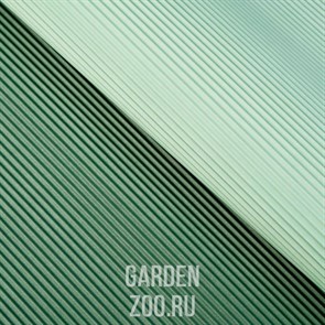 Бумага гофрированная в листах 50см х 66см серо-зеленый/темно-зеленый