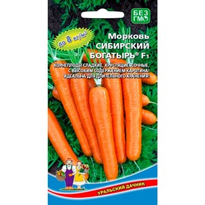 Морковь Сибирский богатырь F1