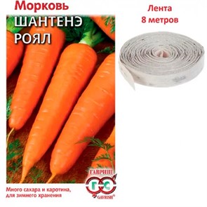 Морковь Шантенэ Роял 8м лента