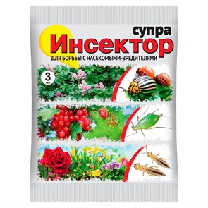 Инсектор Супра 3мл для борьбы с насекомыми-вредителями