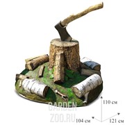 Крышка люка с топором U07351 - фото 10083