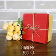 Набор коробок 13*13*8см 3шт красный - фото 10091