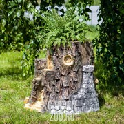 Кашпо пень Дом гнома U07910 - фото 10147