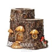 Кашпо пень Дом гнома U07910 - фото 10148