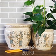 Кашпо Египет №1 9,2л с подставкой - фото 10257