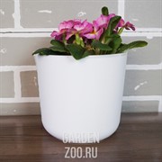 Горшок Лион 1,9л белый-белый с вкладышем - фото 10262