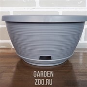 Горшок Марсель 4,5л серый муссон - фото 10266