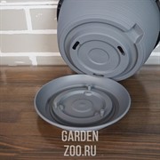 Горшок Марсель 4,5л серый муссон - фото 10267