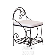 Банкетка кованая с мягким сиденьем 302-32 - фото 10347