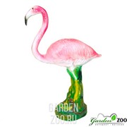 Фигура декоративная для сада Розовый фламинго высота 80см F01162 - фото 10356