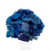 Декоративная щепа 60л синяя - фото 10458