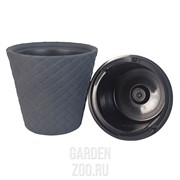 Кашпо Матуба 29.8*27.8 12 л антрацит - фото 10738 Кашпо Матуба 29.8*27.8 12 л антрацит - фото 10738