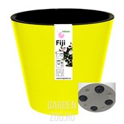 Горшок Фиджи 33см16л на колесах желтый - фото 10869
