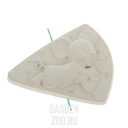 МЫШИЛЬД Минеральный камень Кусочек сыра  для грызунов 50гр - фото 10920