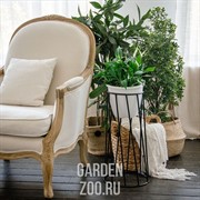 Подставка напольная на 1 цветок Лофт кованая высота 56см 66-406 - фото 11219