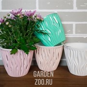 Кашпо Вдохновение 1,6л бежево-розовый - фото 11255