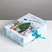 Коробка-книга 2 в 1 Счастливого Нового Года 27*19,5*8см - фото 11278