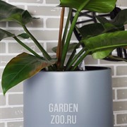 Кашпо Хеос 39*44см 18/46л св.серый - фото 11340