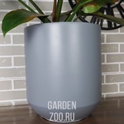 Кашпо Хеос 39*44см 18/46л св.серый - фото 11341