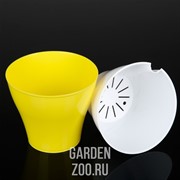 Кашпо Афина 1л лимон - фото 11394