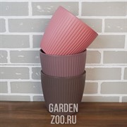 Горшок ЭВИ 3л с дренажной системой шоколад - фото 11399