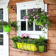 Подставка для балконного ящика на стену длина 103см металл 51-284 - фото 11425