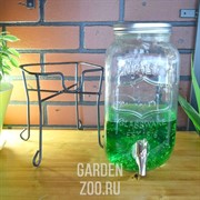 Банка 4л для лимонада на подставке - фото 11436