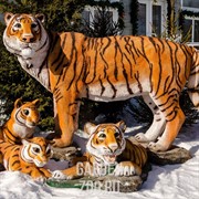 Фигура Тигр лежит стекопластик U08921 - фото 11449 Фигура Тигр лежит стекопластик U08921 - фото 11449