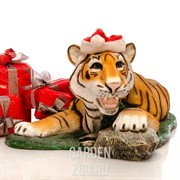 Фигура Тигр лежит стекопластик U08921 - фото 11450 Фигура Тигр лежит стекопластик U08921 - фото 11450