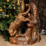 Фигура садовая Барс на дереве U08939 - фото 11458