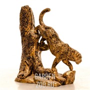 Фигура садовая Барс на дереве U08939 - фото 11460