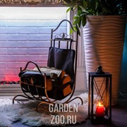 Дровница кованая каминная 500-52 - фото 11474