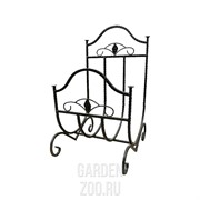 Дровница кованая каминная 500-52 - фото 11475