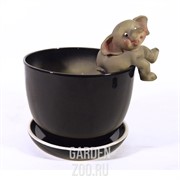 Декоративная подвеска Грин Эпл Слоненок 10,4*8,3*15,2 - фото 11686