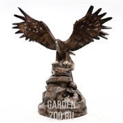 Фонтан уличный Орёл на камне большой высота 180см стеклопластик U07667 - фото 11705