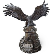 Фонтан уличный Орёл на камне большой высота 180см стеклопластик U07667 - фото 11706