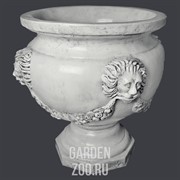 Вазон садовый для растений Львы под бетон диаметр 60см U07927-BT - фото 11747