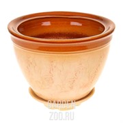 Горшки для цветов ЛЮКС №3 1,2л - фото 12184 Горшки для цветов ЛЮКС №3 1,2л - фото 12184