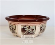 Горшок БОНСАЙ №1 2,5л РОСПИСЬ - фото 12271