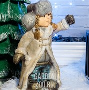 Фигура Снегурочка малая F08422 - фото 12517