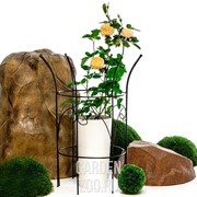 Опора для садовых растений металлическая полукруглая высота 69см 57-926 - фото 12598