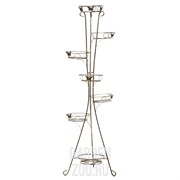 Цветочница напольная стойка на 7 цветов Лоза высота 161см металл 14-117-ВG - фото 12607