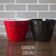 Горшок Асти 4л чёрное золото-чёрный - фото 12670